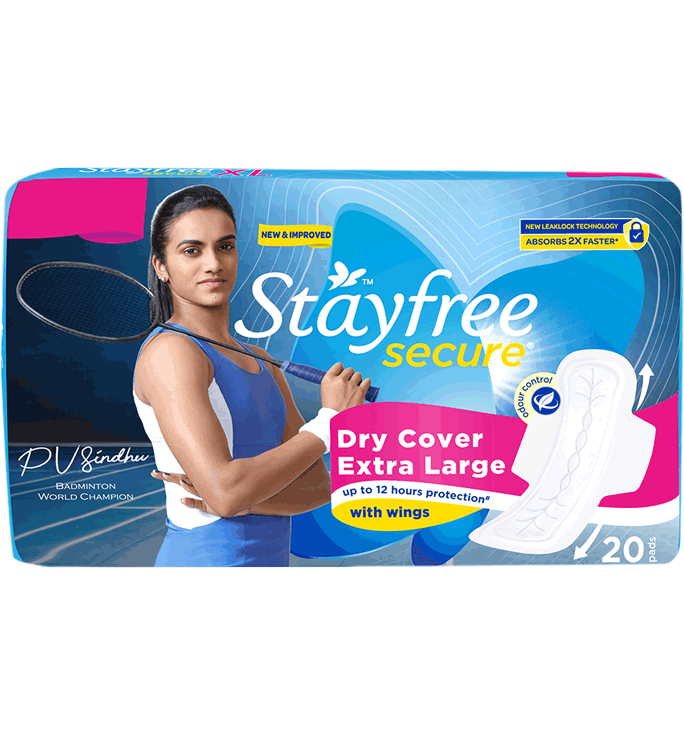 Stayfree® Secure® Dry XL