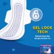 Gel lock technology pad