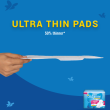 stayfree ultrathin pad fits according to body