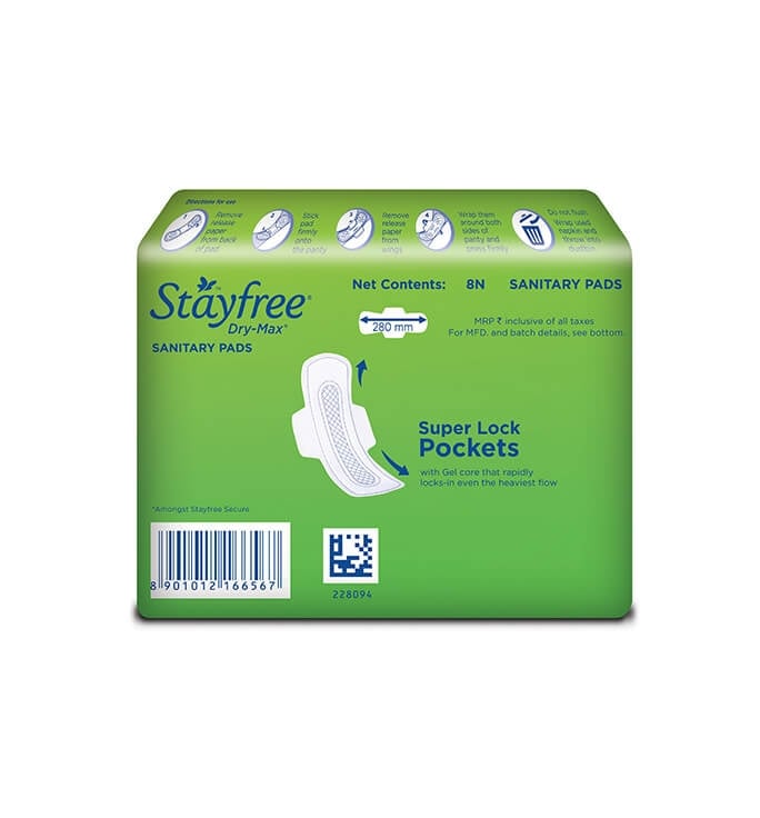 Stayfree Dry Max Sanitary Pad