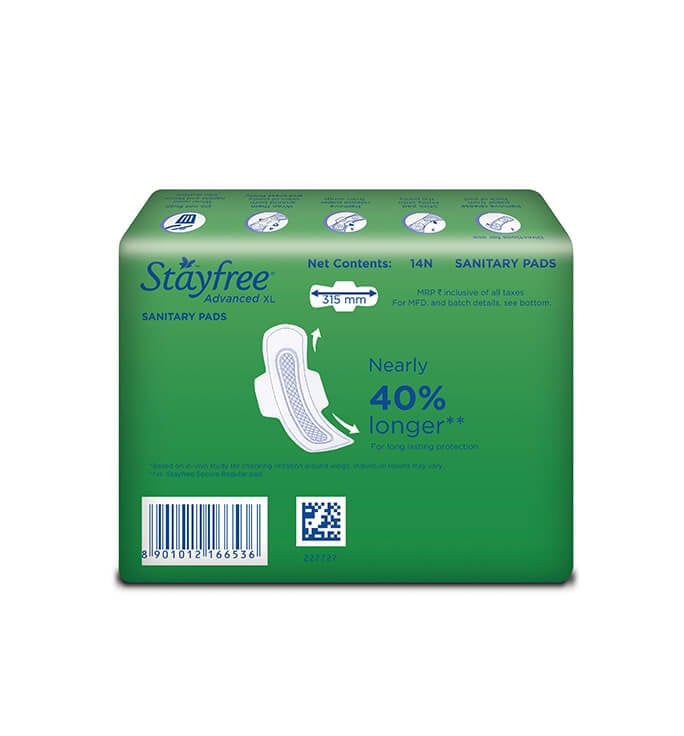 Stayfree Advanced Ultra Comfort XL Pad