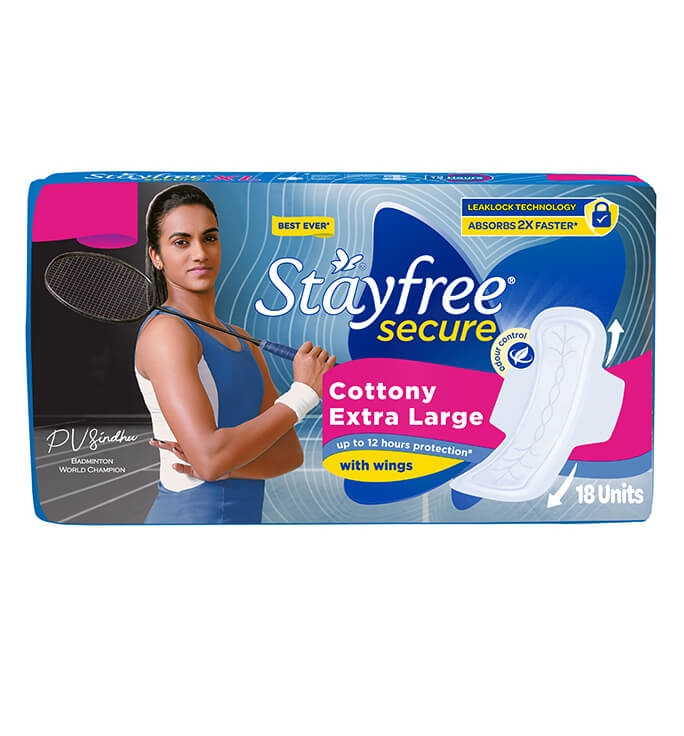 Stayfree Secure Cottony XL Pads