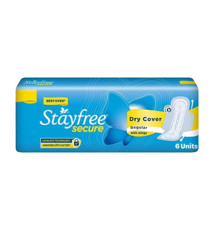 Stayfree Dry Cover Regular Napkins Pad
