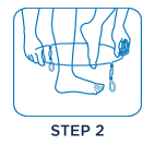 Carefree Sanitary Napkins Directions - Step 2
